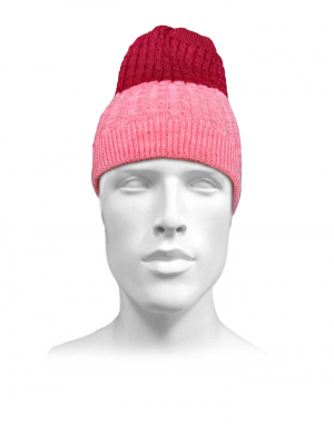 Unisex acrylic  self Designer Cap pink